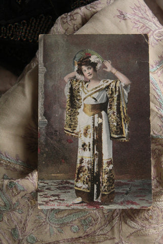 Collectable Postcard -  Kimono