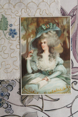 Collectable Postcard - Dressed in Patisserie Blue