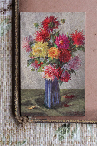 Old WW1 Embroidered Postcards - 10