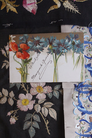 Collectable French Postcard - Poppies & Cornflowers