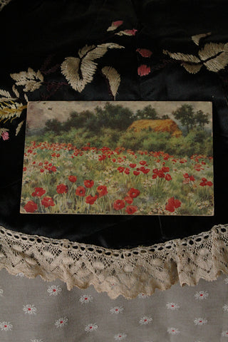 Old Collectable Card- Poppy Meadow