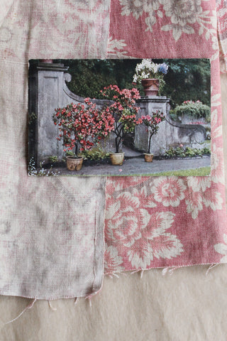 Old Collectable Postcard - Garden Pots