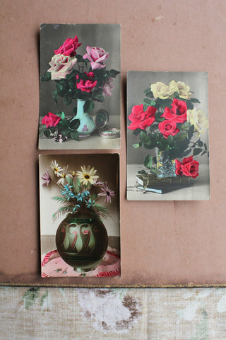 Old WW1 Embroidered Postcards - 10