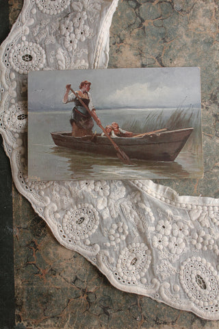 Old Collectable Postcard - Sunday