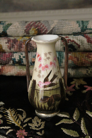 Sweet Little Urn - Bleeding Heart & Bird