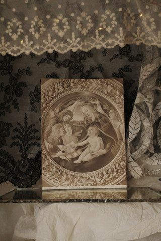 Antique Albumen Print - Virgin & Child