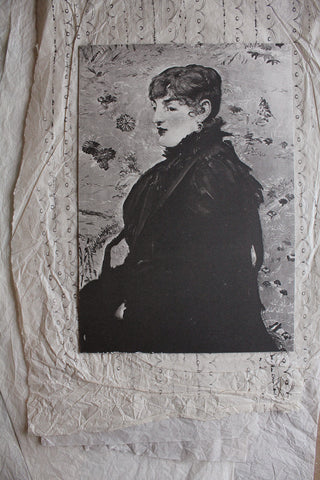 Old Print - Edouard Manet - Méry