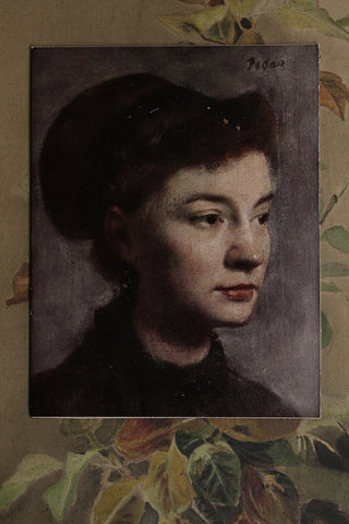 Old Print - Degas Portrait