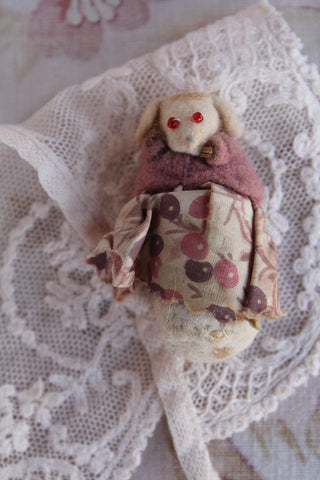 Old Hand Made Toy - Little French Dog