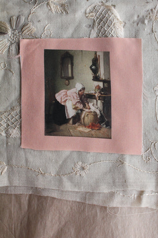 Printed Silk Panel - THE RAG BASKET