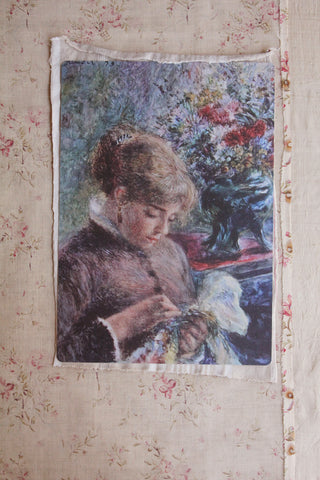 MANTLE CARD -  Medium - Afternoon Sewing