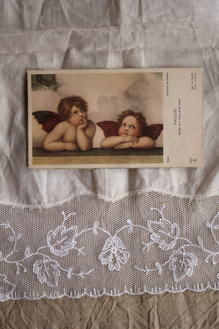 Italian Religious Prayer Card - Angeles