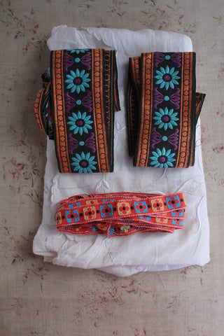 Woven Ribbon - Floral