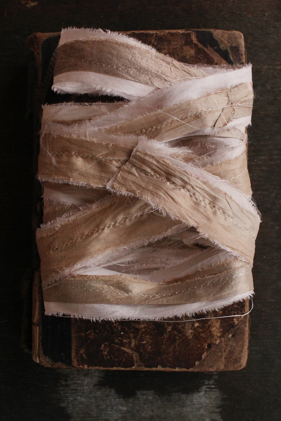 THE RIBBON PATH - Delicate Layered Silk Ribbon - HALO