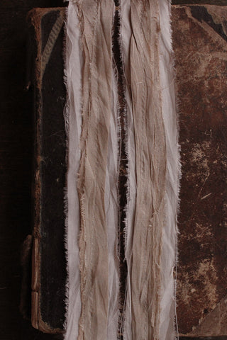 THE RIBBON PATH - Delicate Layered Silk Ribbon - HALO