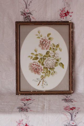 A Beautiful Old Print - Roses