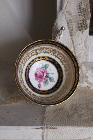 Beautiful Old Art Nouveau Earthenware Floral Serving Plate