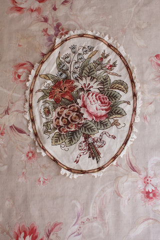Small Printed Floral Cotton Table Mat