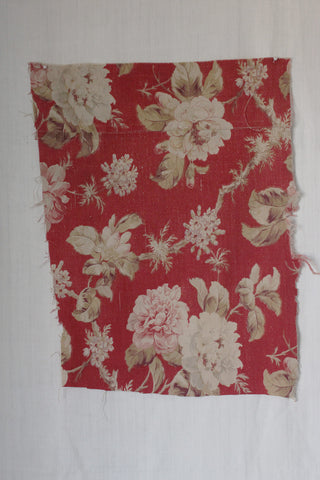 Very Large, Old French Printed Cotton Panel