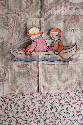 Vintage Applique - Rowing Boat