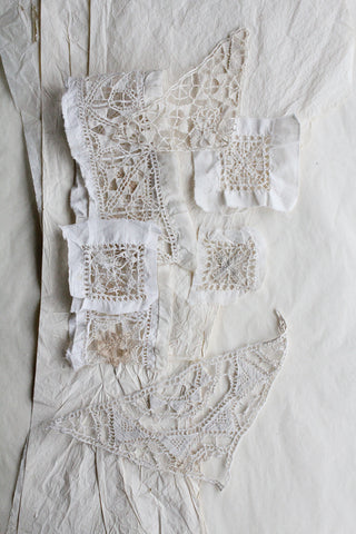 Collection of Reclaimed Ruskin Lace Panels - No.1