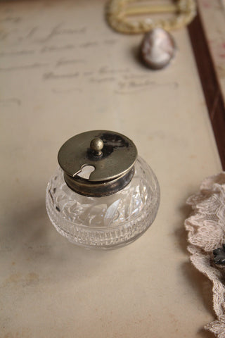 Little Cut Glass Pot