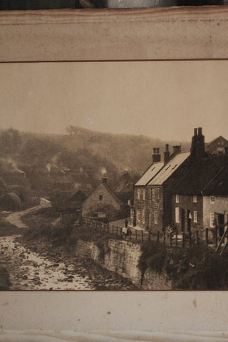Old Mounted Photograph - Sandsend Beck