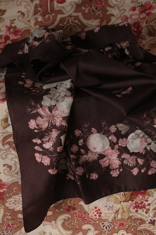 Vintage Flowers & Fruit Head Scarf