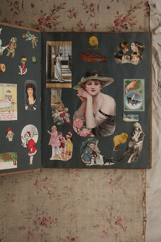 Early 1900's curated scrapbook - gathering 1