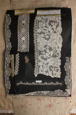 Old Research Lace Study Sheet. - Bruges, Tatting, Torchon & Bedfordshire