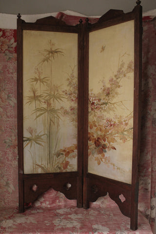 Old Hand Painted Panels - Blossom