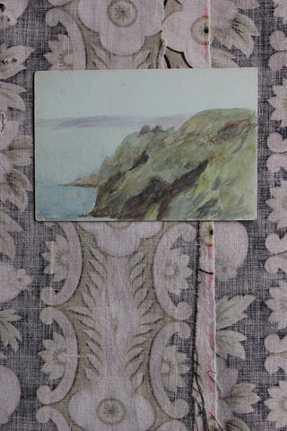 Miniature Watercolour - Bolt Head - Devon
