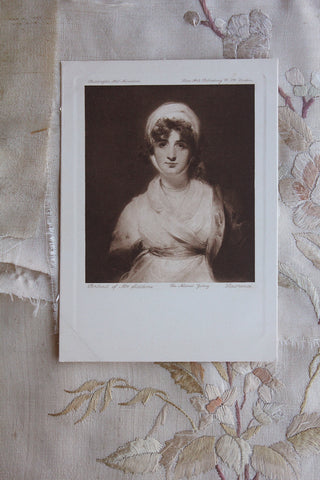 Old Burlington Art Miniature  - Mrs Siddons
