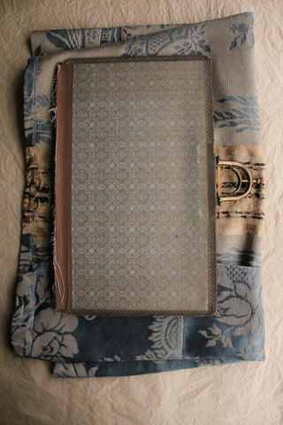 Old Victorian Reclaimed Book Cover With Silk Liner