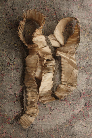 Reclaimed Perfectly Imperfect Pleated Silk - Length 1