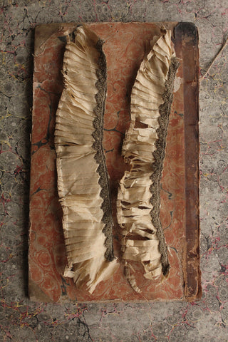 Reclaimed Perfectly Imperfect Pleated Silk - Length 4 (2 pieces)