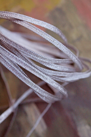 Lustre Ribbon - Silver - 3mm
