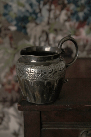 Old Decorative Plated Jug