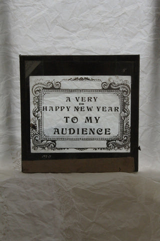 Rare Magic Lantern  - Happy New Year