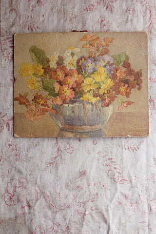 Perfectly Imperfect Floral Oil Painting
