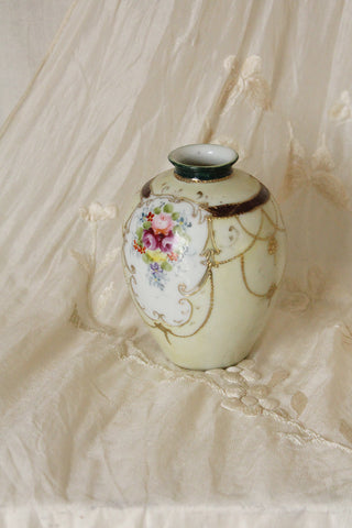 Hand Painted Victorian Posy Vase