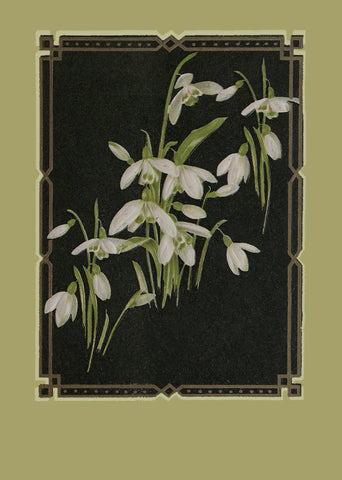 MANTLE CARD - Snowdrops