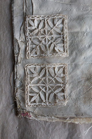 Intricate Antique Linen Squares