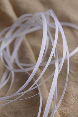 Double Satin Vintage Ribbon - Starch