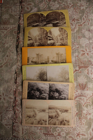 Late 1800's Stereoscopy Cards