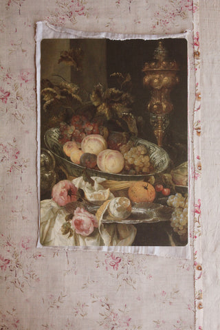 MANTLE CARD -  Medium - Fruit & Roses