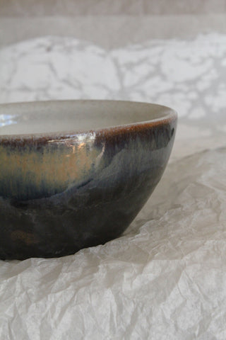 Vintage Studio Pottery Glazed Dish - Moonlit