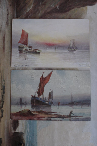 Collectable Postcards - The End and Start of the Day