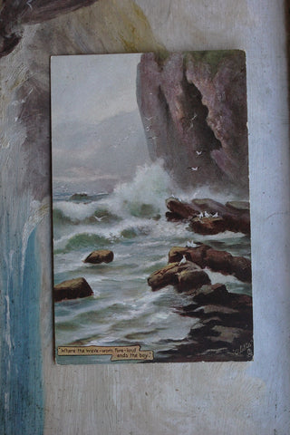 Collectable Postcard - Where the wave-worn foreland ends the bay