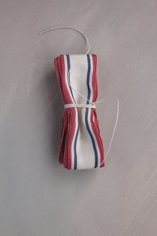 Vintage Striped Taffeta Milliners Ribbon